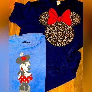 Disney shirts worn once!